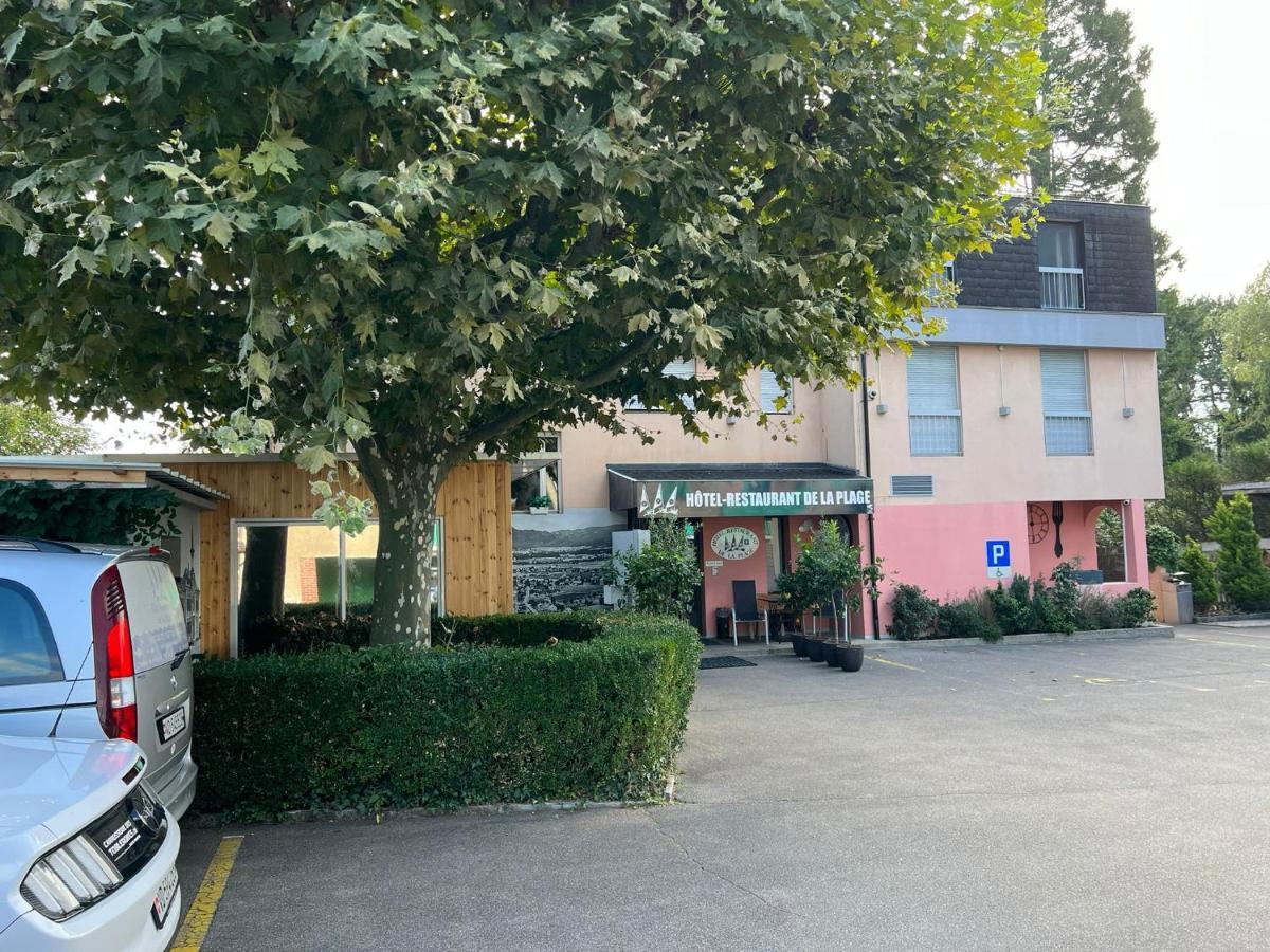 Hotel Restaurant De La Plage Gland Exterior photo